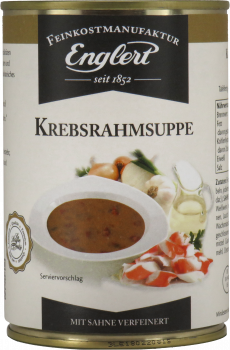 Krebsrahmsuppe, 390 ml. / Dose